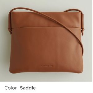 NWT Elizabeth&James CordStrap Crossbody in Saddle